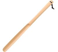 ByNGSDCC Long Handled Shoe Horn, Comfortable for All Ages, Relieves Back Strain & Reduces Bending(Wood Color)