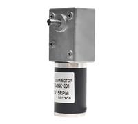 ByNGSDCC MAX 200KG Load 5882-50ZY 12V 24V 5-100rpm DC Worm Gearbox Reduction Motor Single/Dual Shaft High Torque Low Speed Gear(Single Axis,65rpm)