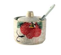 ByNGSDCC Sugar Container for Coffee Breakfast Afternoon Tea,Ceramic Bowl, Japanese Mini Pot, Spice Jar, for Bar Countertop-g-70ML(G)