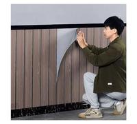 ByNGSDCC Wall Panels, Wood Grain Peel and Stick Large Subway Tile for Kitchen Wall Backsplash,Self Adhesive Backsplash for Bathroom Living Room Accent Wall Decor(Brown,45x90cm(5pcs))