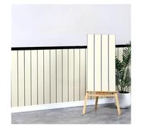 ByNGSDCC Wall Panels, Wood Grain Peel and Stick Large Subway Tile for Kitchen Wall Backsplash,Self Adhesive Backsplash for Bathroom Living Room Accent Wall Decor(Light Yellow,45x90cm(5pcs))