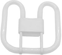 Bynome GR10q 4 Pin Light Bulb 16W, 2D 6500K Daylight White CFL Compact Fluorescent Lamp, Square DD Butterfly Bulb for Bathroom Flush Ceiling Light, AC 230V, Energy Saving 1800LM