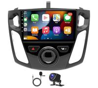 BYNYXI 9inch Android 14 Car Stereo with Wireless Carplay Compatible for Ford Focus 2012-2018, 4GB + 64GB Bluetooth GPS Navigation WiFi Steering Wheel Control Double USB Split Screen