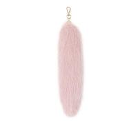 BYNYXI Fox Tail, 31cm/12.2Inch Therian Tail Keychain, Long Tail Pom Pom Keyring, Plush Tail Keychain, Furry Tail Pendant for Keys, Handbag, Backpack, Cosplay, etc.