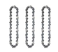 ByoBLu 4 Inch Chain and Guide Plate Set Mini Electric Chainsaw Electric Pruning Saw Accessory Garden Tool Replacement (Color : 3 x 4 Inch Chain, Size : A)