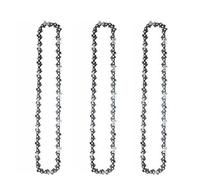 ByoBLu 8 Inch Chain and Guide Electric Mini Chainsaw Replacement Pruning Saw Chain Saw Parts Garden Tool Accessories (Color : 3 x 8 Inch Chain, Size : A)