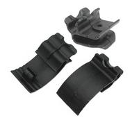 ByoBLu Left Side Battery Side Cover Clips Motorcycle Plastic Black Compatible with Harley Sportster XL883 XL1200 48 72