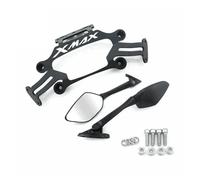 ByoBLu Motorcycle Rear View Mirrors Front Fixed Phone Bracket Rearview Stand GPS Holder Accessories Compatible with Yamaha XMAX 300 400 125 Xmax250