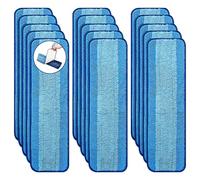 BYOFI 15 Pack Microfiber Cleaning Pads Compatible with Bona Family of Mops,Washable & Reusable Mop Pads Refill Replacement Safe for Hardwood and Multi-Surface Floors