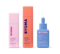 BYOMA Balance + Hydrate Trio, Moisturising Gel Cream (50ml), Balancing Face Mist (100ml) and Hydrating Serum (30ml), Balance, Soothe and Refresh Throughout the Day, for All Skin Types