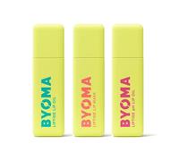 BYOMA Barrier Repair Lip Essentials (3x 5ml) - Liptide Lip Oil Glossy, Non-Sticky Gloss - Lip Oil with pH Adaptive Tint - Lip Mask, Ultra Nourishing Overnight Mask