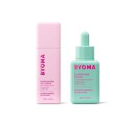 BYOMA Clarify + Hydrate Duo, Moisturising Gel Cream (50ml) and Clarifying Serum (30ml), Lightweight Oil Free Daily Moisturiser with Barrier Repair, Facial Serum for Acne Prone Skin