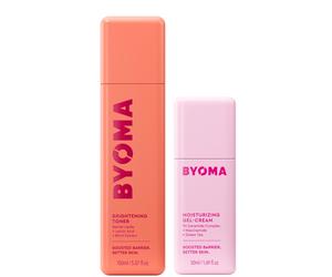 BYOMA Moisturising Gel Cream 50ml and Brightening Toner 150ml Bundle