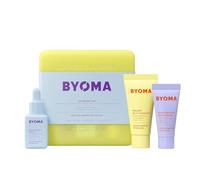 BYOMA So Bright Set - Barrier Repair Skincare Set for Brighter Skin (30ml, 15ml, 15ml) Creamy Jelly Cleanser, Brightening Face Serum and Ceramide Face Moisturiser - Alcohol Free