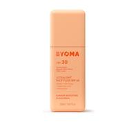 BYOMA SPF 30 Face Fluid (50ml) Ultra-Lightweight Facial Sunscreen with UVA/UVB Protection - Luminous Glow, No White Cast - SPF Moisturiser Strengthens Skin Barrier