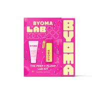 BYOMA The Prep + Plump Lab Kit, Lip & Skincare Set, Skin Barrier Support | Liptide pH Lip Oil & Keyring, Mini Gel-Cream Moisturizer, On-The-Go Beauty, Clinically Proven, Gift Set for Women