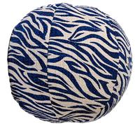 Byon Anima cushion Ø35 cm Zebra-blue