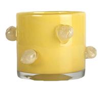 ByON - Arlo Candle Holder XS, Yellow / Beige - Beige