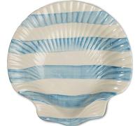 ByON - Armona Plate 23,5 cm, White / Light Blue - White