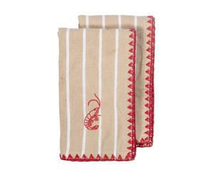 Byon Bubba fabric napkin 45x45 cm 2-pack Beige
