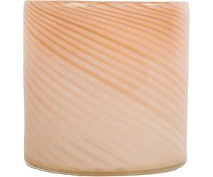 ByON - Calore Candle Holder XS, Line Pink/Beige - Pink