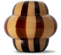 ByON - Curlie Vase, Beige / Brown - Brown