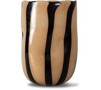 ByON - Curt Vase 30 cm, Black / Beige - Black