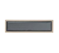 Byon Fumiko plate 11.5x43 cm Beige-black