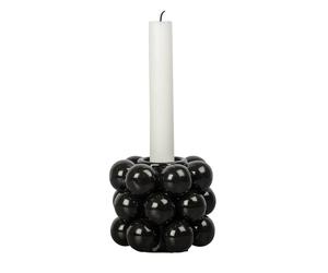 Byon Globe candle sticks 8.5 cm black