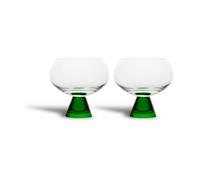 Byon Indy glass 24 cl 2-pack Green-clear