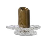 Byon Lara candle holder XS 9 cm Green-clear