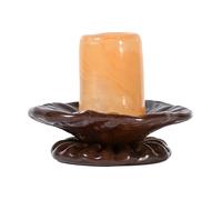 Byon Lara candle holder XS 9 cm Orange-brown