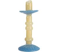 ByON - Lara Candlestick 26 cm, Light Blue / Light Beige - Light blue