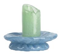ByON - Lara Candlestick 9 cm, Light Blue / Minty Green - Light blue