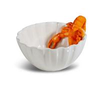 Byon Lobsti bowl Ø14 cm White-orange