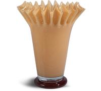 ByON - Lori Vase 20,5 cm, Yellow / Bordeaux - Yellow