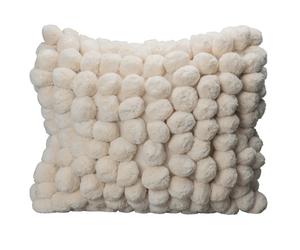 Byon Pom Pom cushion 45x45 cm Off white