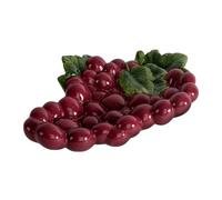 ByON Red Grape Decorative Ceramic Fruit Plate