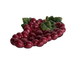 ByON Red Grape Decorative Ceramic Fruit Plate