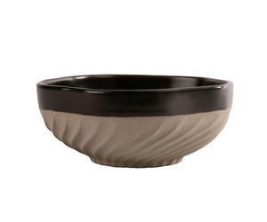 ByON - Swirl Bowl, Black/Beige - Beige