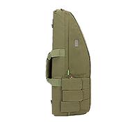BYOUQ Rifle Case 27/33in Oxford Cloth Tactical Double Long Rifle Pistol Gun Bag 3 External Pockets One-Shoulder Portable Oblique Gun Bag D,33in