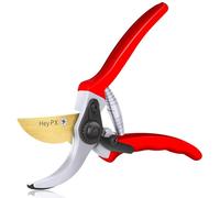 Bypass Pruning Shears, 8.5" SK5 Professional Garden Shears, Garden Clippers, Gardening Shears, Garden Scissors, Heavy Duty Handheld Pruning Shears for Gardening
