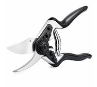 Bypass Secateurs Garden Pruner with 60mm SK5 Steel Blade, 210mm 8.3 Inches Hand Bypass Pruner for Plants, Crop Forged Metal Body, Ergonomic Non Slip Grip