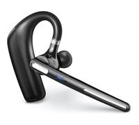 Bypeanis Bluetooth Headset - Wireless Headset with Microphone 90 Days Standby/110 Hours Talktime, Bluetooth Earpiece for Cell Phone/PC/Laptop, Headphones for Trucker/Driver/Business (Black)