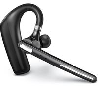 Bypeanis Bluetooth Headset - Wireless Headset with Microphone 90 Days Standby/110 Hours Talktime, Bluetooth Earpiece for Cell Phone/PC/Laptop, Headphones for Trucker/Driver/Business (Black)