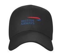 byphrsgvzc British Airways Cap Baseball Cap Thermal Visor Big Size hat Men caps Women's BZTA-AS4609