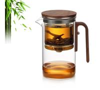 Bypierce Tea Pot, Enchantipot Magic Teapot, 520ml/720ml Tranquil Tea Harmony Pot, Magnetic Glass Teapot with Infuser & Tea Separator for Tea Lovers (720ml,No Cup)