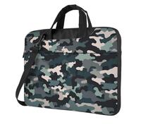 BYPPJGH Abstract Camouflage Laptop Shoulder Bag For Men Women Briefcase Messenger Bag W/Strap Handle Waterproof Laptop Sleeve Bag 13 Inch