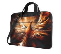 BYPPJGH Abstract Phoenix Laptop Shoulder Bag For Men Women Briefcase Messenger Bag W/Strap Handle Waterproof Laptop Sleeve Bag 13 Inch