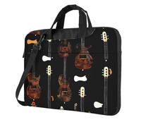 BYPPJGH Art Guitar Pattern Print Laptop Shoulder Bag For Men Women Briefcase Messenger Bag W/Strap Handle Waterproof Laptop Sleeve Bag 14 Inch